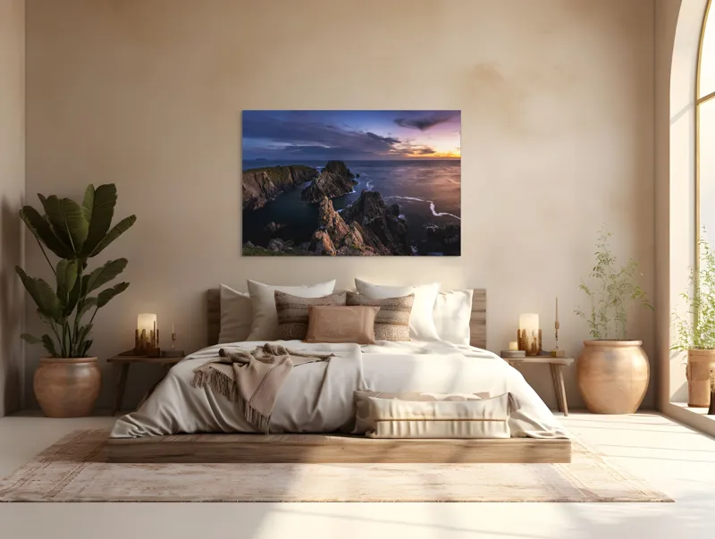 Costa Dramatică la Apus Marin, 150 x 100 cm – poza 4