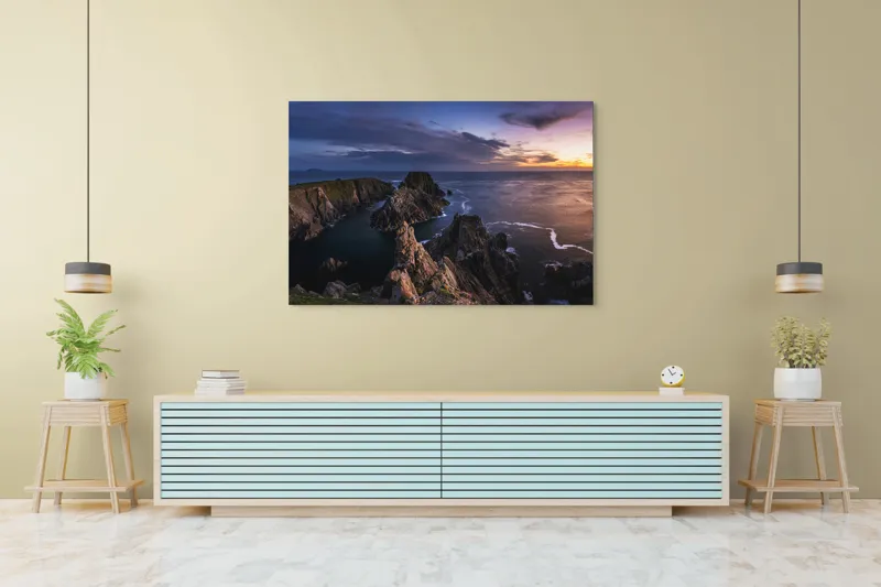 Costa Dramatică la Apus Marin, 150 x 100 cm – poza 6