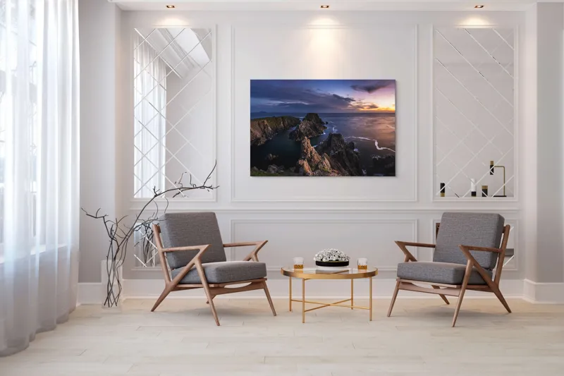 Costa Dramatică la Apus Marin, 150 x 100 cm – poza 7