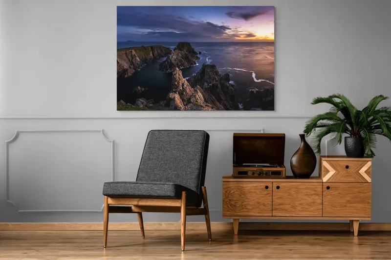 Costa Dramatică la Apus Marin, 150 x 100 cm – poza 8