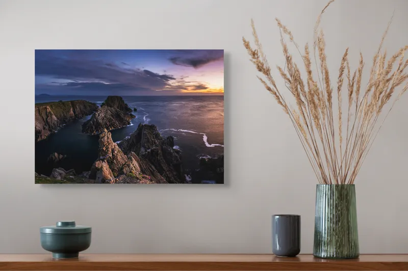 Costa Dramatică la Apus Marin, 54 x 39 cm – poza 4