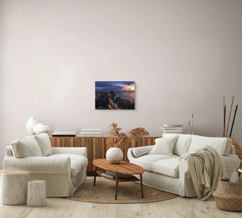 Costa Dramatică la Apus Marin, 54 x 39 cm – poza 5