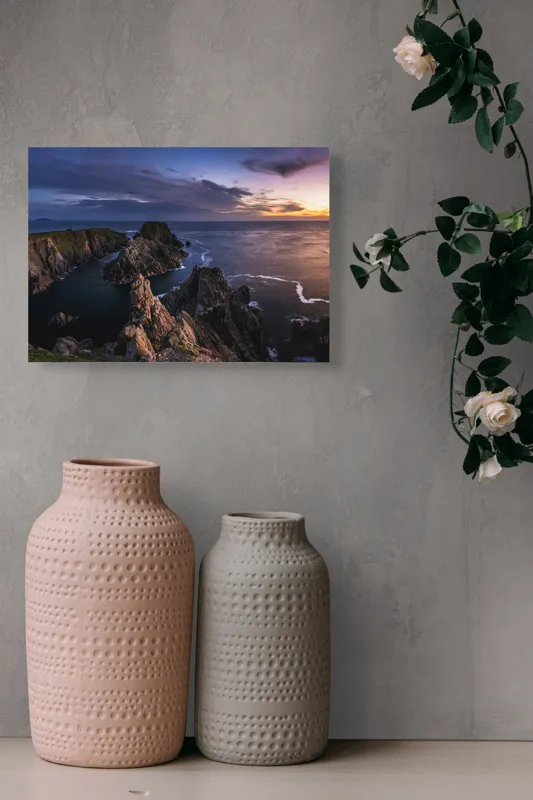 Costa Dramatică la Apus Marin, 54 x 39 cm – poza 8