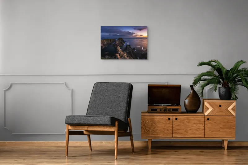Costa Dramatică la Apus Marin, 70 x 50 cm – poza 4
