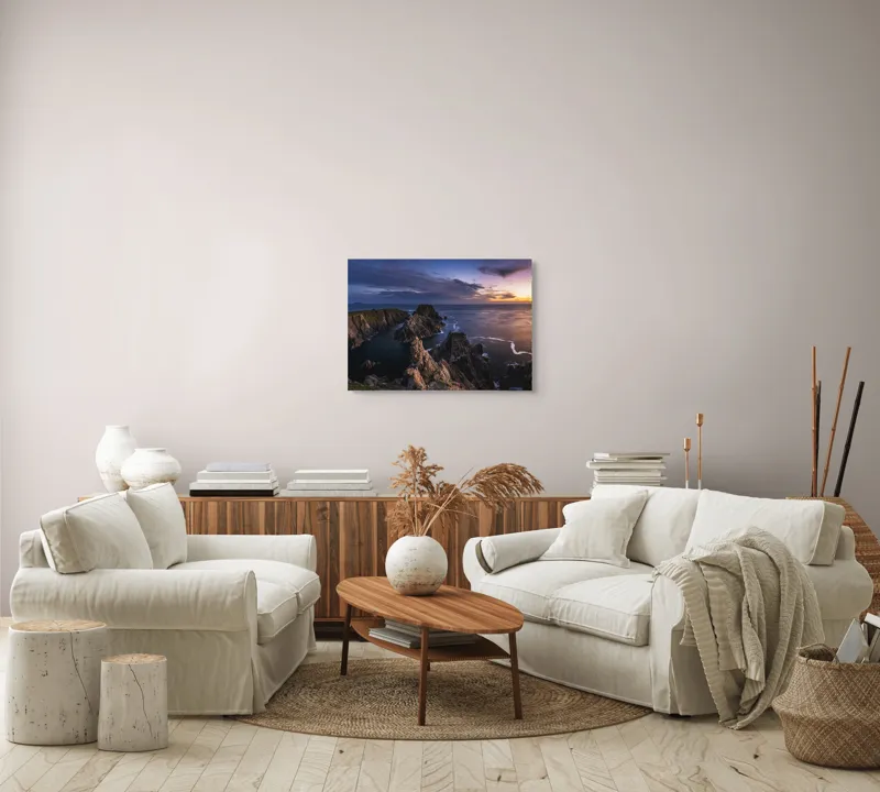 Costa Dramatică la Apus Marin, 70 x 50 cm – poza 6