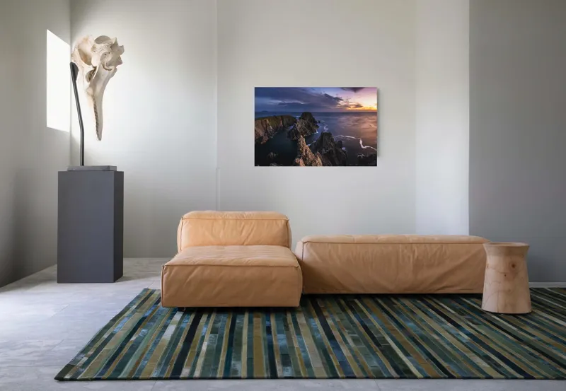 Costa Dramatică la Apus Marin, 90 x 50 cm – poza 8