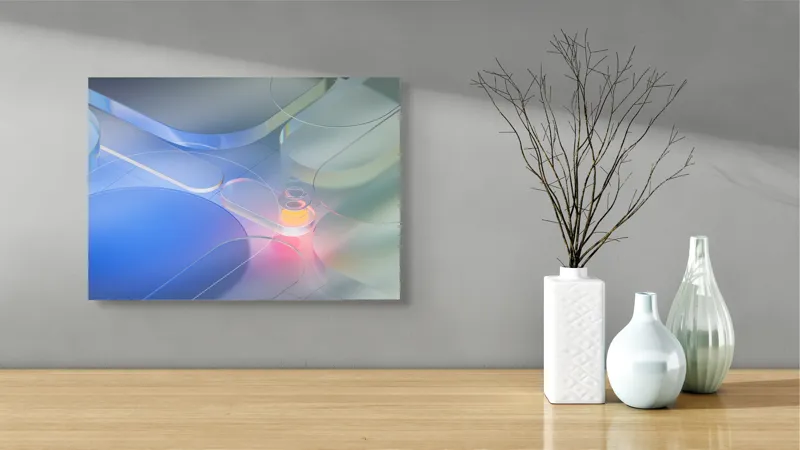 Fluxuri cromatice liniște abstractă, 54 x 39 cm – poza 3