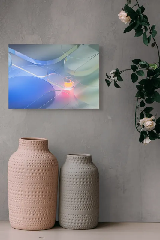 Fluxuri cromatice liniște abstractă, 54 x 39 cm – poza 8