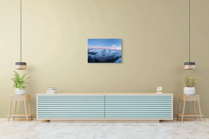 Peisaj Montan Răsărit de Iarnă, 70 x 50 cm – poza 7