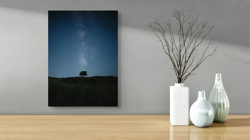 Peisaj Nocturn cu Stele Natură, 39 x 54 cm – poza 4