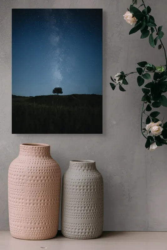 Peisaj Nocturn cu Stele Natură, 39 x 54 cm – poza 6