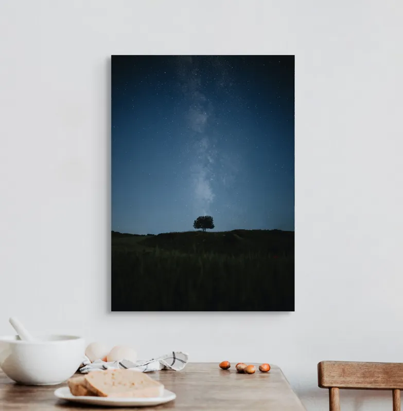 Peisaj Nocturn cu Stele Natură, 50 x 70 cm – poza 3