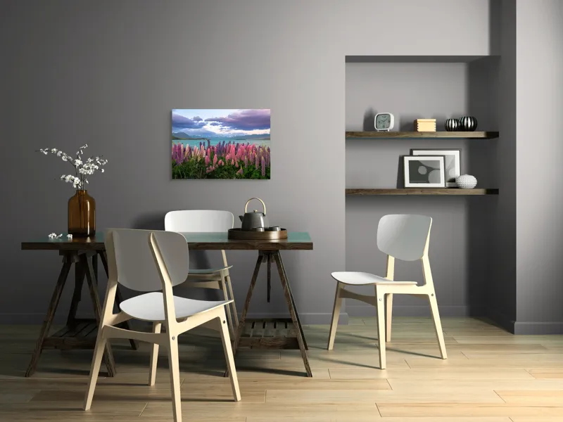 Peisaj lupini culori naturale, 70 x 50 cm – poza 5