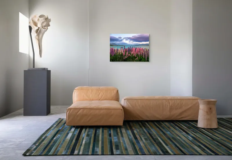 Peisaj lupini culori naturale, 70 x 50 cm – poza 8