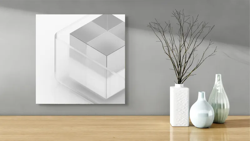 Geometrie abstractă design modern liniar, 50 x 50 cm – poza 3