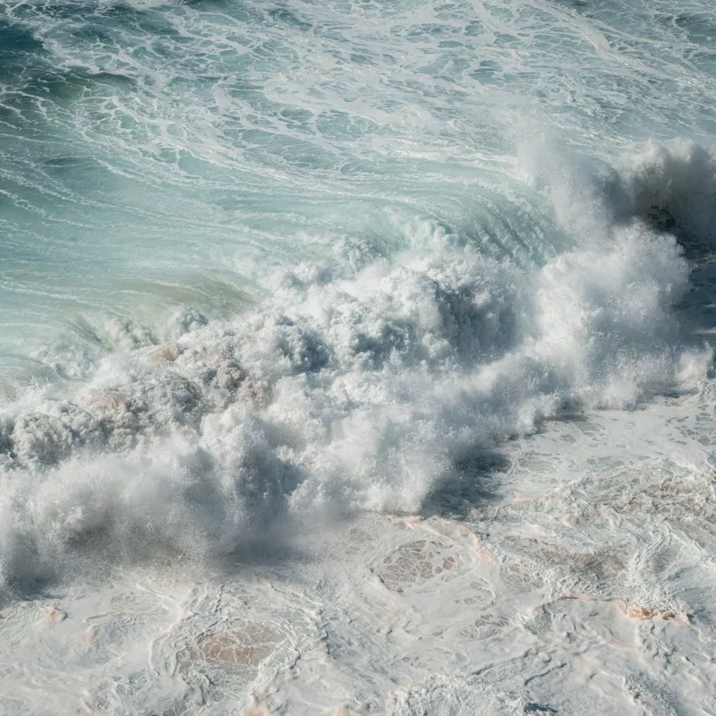 Energie Valurilor Oceanului Turcoaz, 100 x 100 cm – poza 2