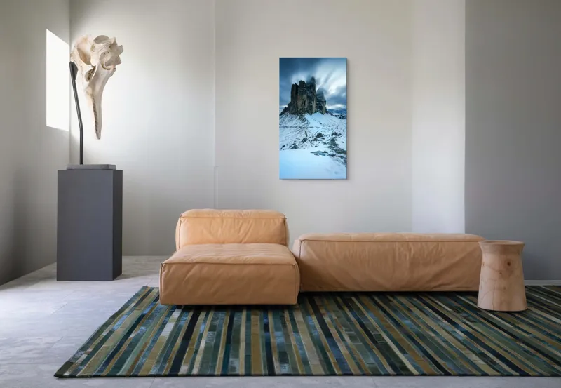 Lanțuri Montane Sub Zăpada Dramatică, 50 x 90 cm – poza 5