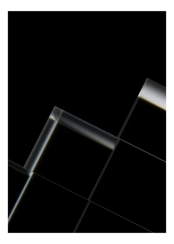 Design geometric abstract modern art, 70 x 100 cm
