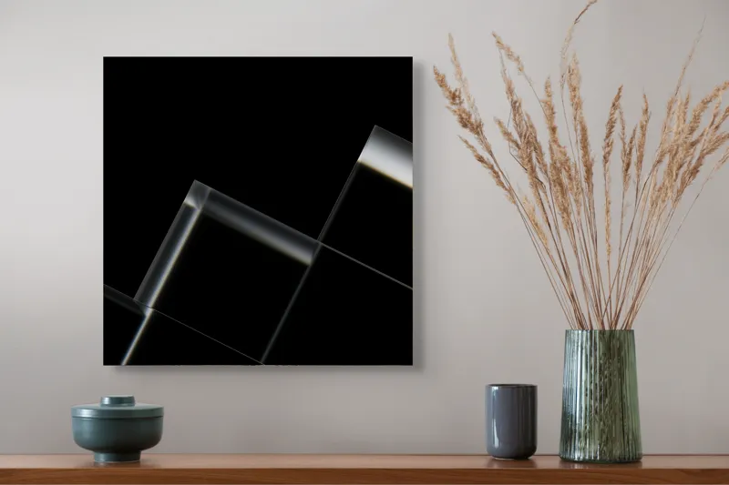 Design geometric abstract modern art, 50 x 50 cm – poza 4