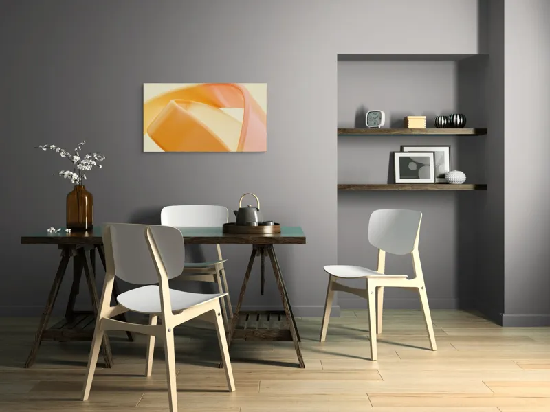 Tablou Canvas Valurile Timpului în Apus Elegant, 90 x 50 cm