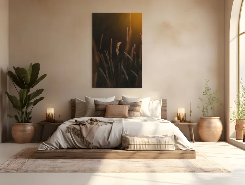 Tablou Canvas Dansul tainic al ierburilor aurii, 100 x 150 cm – poza 3
