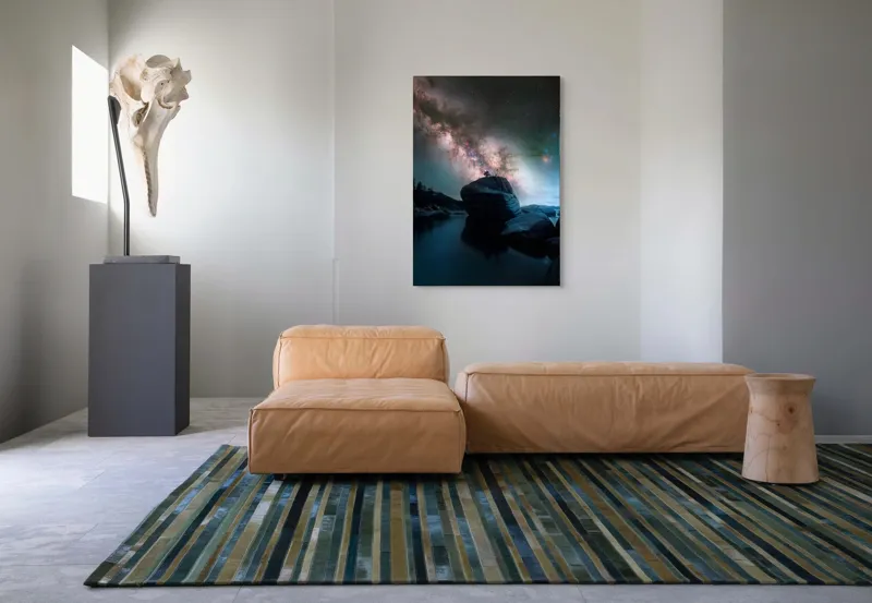 Tablou Canvas Dansul Cosmic al Cerului Înstelat Multicolor, 70 x 100 cm – poza 7