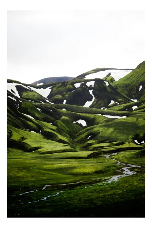 Tablou Canvas Peisaj Montan Nordic – Liniște și Natură, 100 x 100 cm