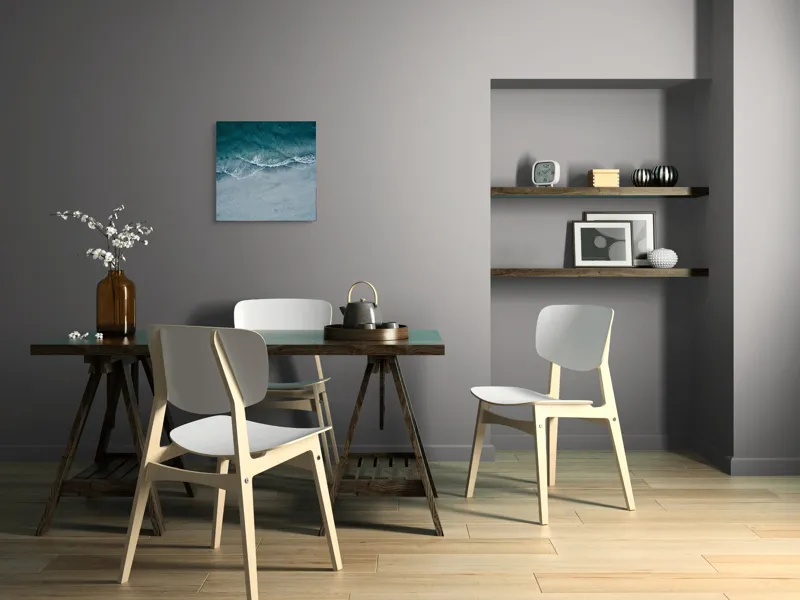 Tablou Canvas: Adierea mării pe țărmul mut – Decor perete, 50 x 50 cm – poza 8