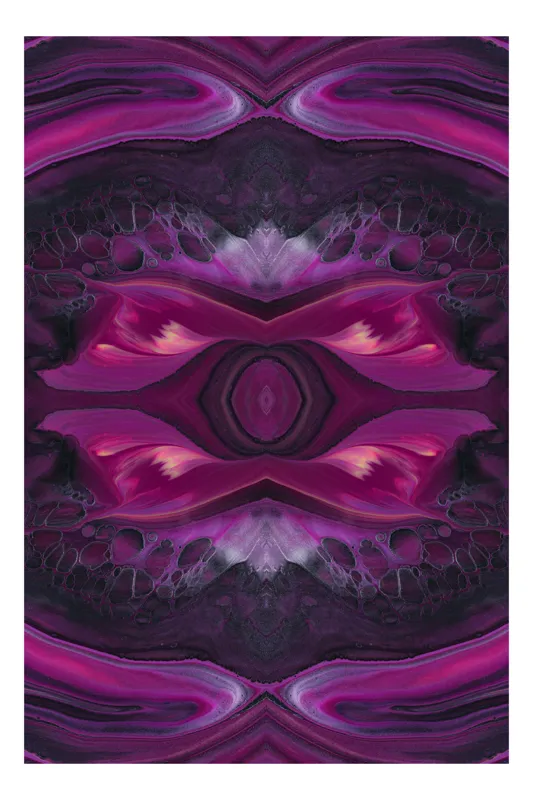 Visul cosmic al ametistului regal, 50 x 70 cm