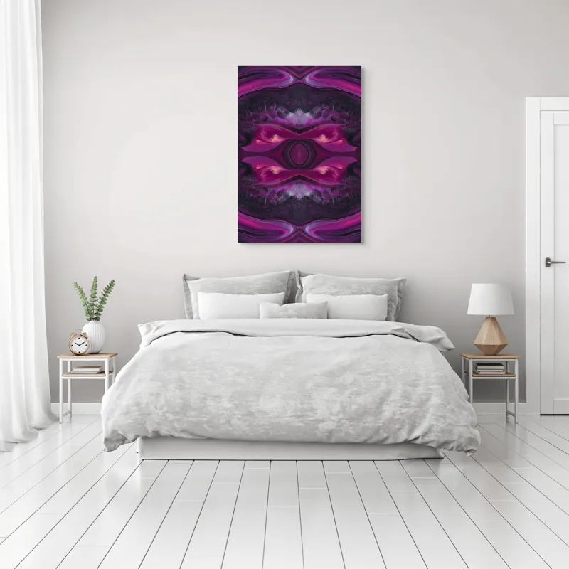Visul cosmic al ametistului regal, 70 x 100 cm – poza 3