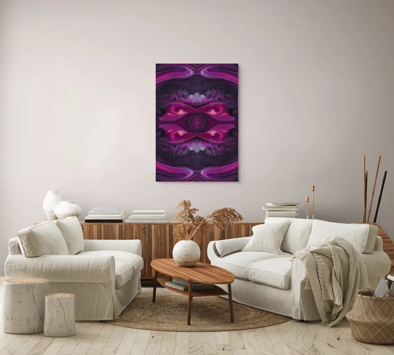 Visul cosmic al ametistului regal, 70 x 100 cm – poza 4