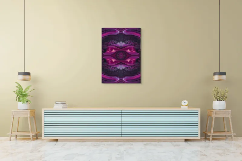 Visul cosmic al ametistului regal, 70 x 100 cm – poza 5