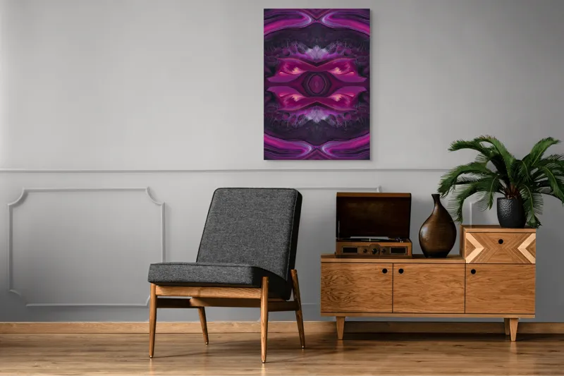 Visul cosmic al ametistului regal, 70 x 100 cm – poza 6