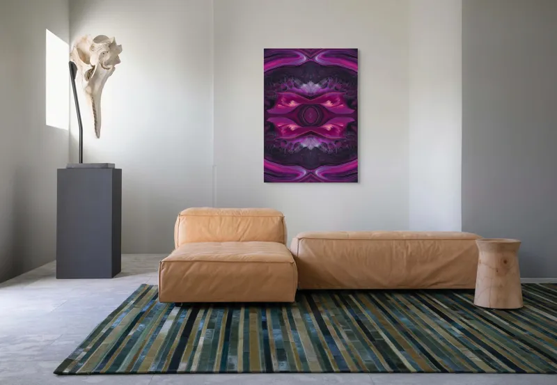 Visul cosmic al ametistului regal, 70 x 100 cm – poza 7