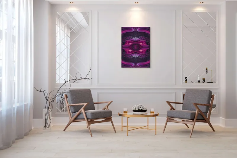 Visul cosmic al ametistului regal, 70 x 100 cm – poza 8