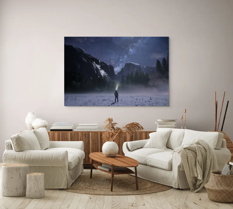 Constelații eterne pe vastitatea naturii, 150 x 100 cm – poza 3