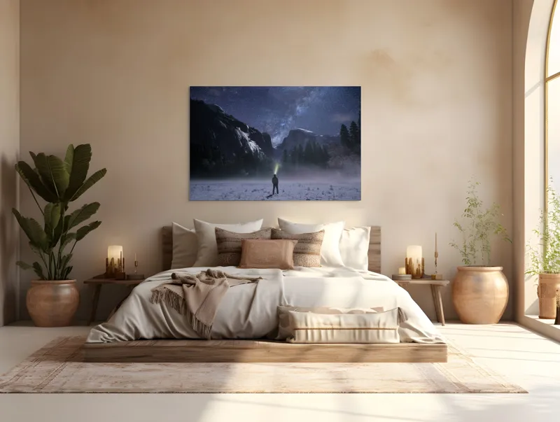 Constelații eterne pe vastitatea naturii, 150 x 100 cm – poza 4
