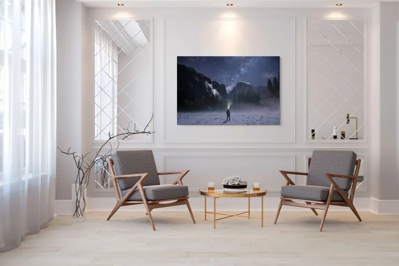 Constelații eterne pe vastitatea naturii, 150 x 100 cm – poza 7
