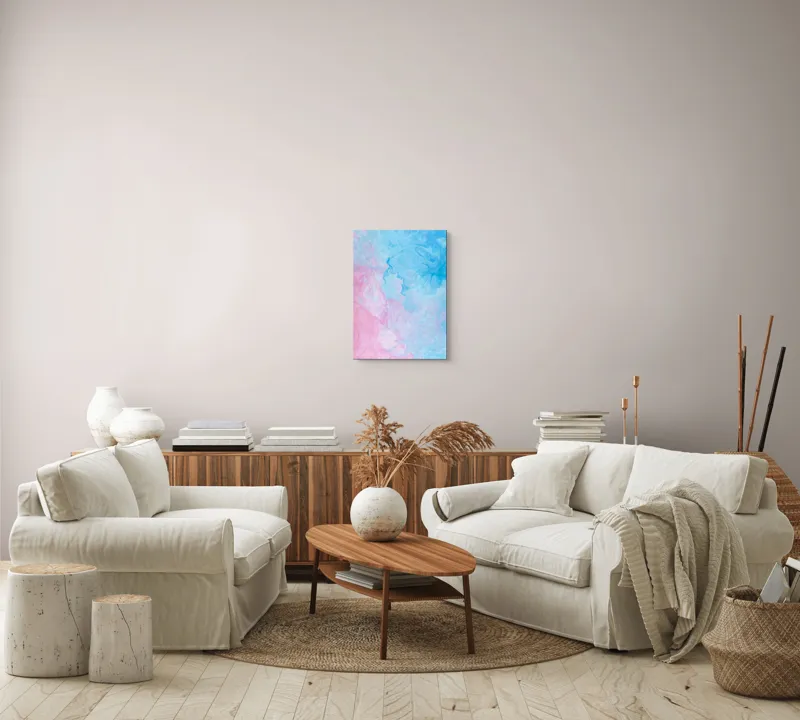 Tablou Canvas Abstract Multicolor – Design Artistic Modern, 39 x 54 cm – poza 5