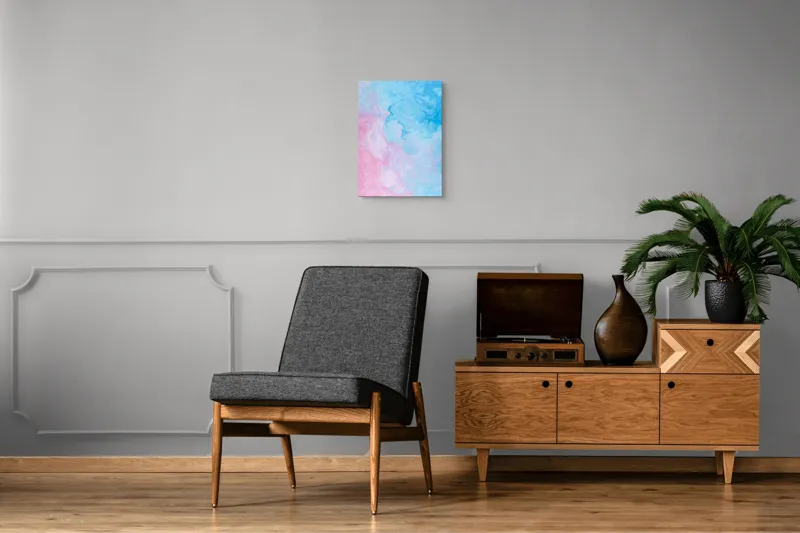 Tablou Canvas Abstract Multicolor – Design Artistic Modern, 39 x 54 cm – poza 8
