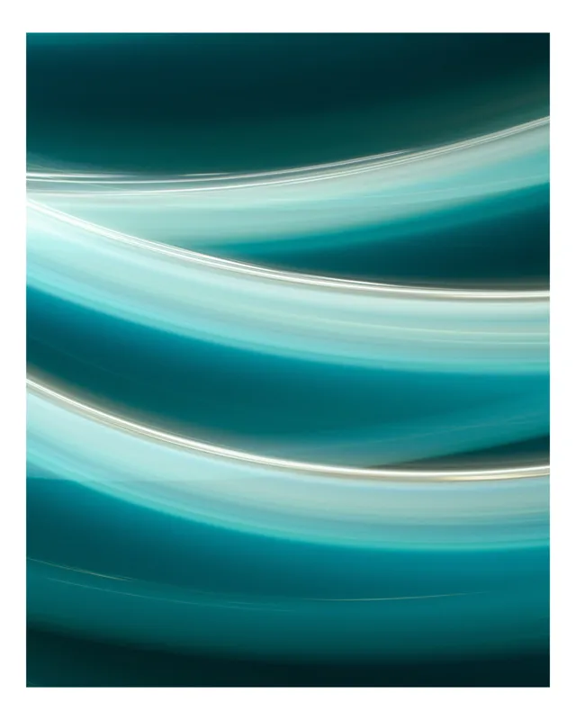 Tablou Canvas Valuri Luminoase În Înaltul Cerului Abstract, 50 x 70 cm