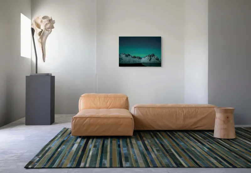 Tablou Canvas Aurora Boreală peste Munți înzăpeziți, 70 x 50 cm – poza 8