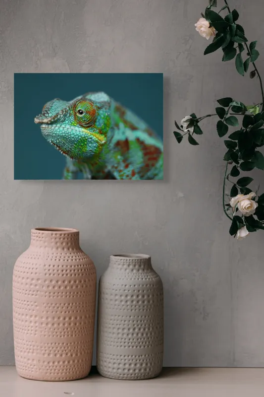 Cameleon culori vibrante natură, 54 x 39 cm – poza 8