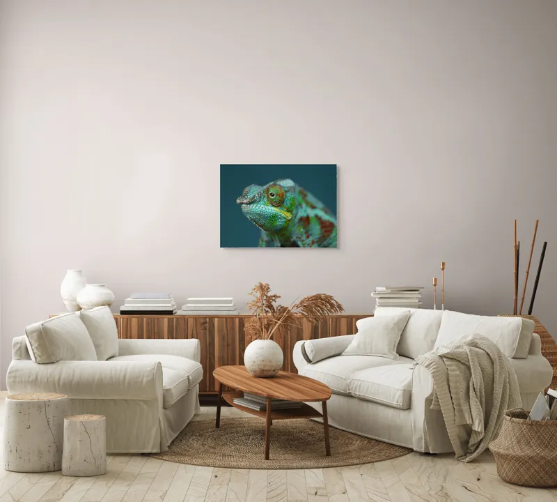 Cameleon culori vibrante natură, 70 x 50 cm – poza 6