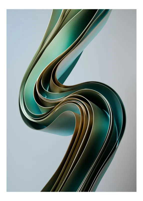 Curbe Elegante Design Abstract Modern, 100 x 100 cm