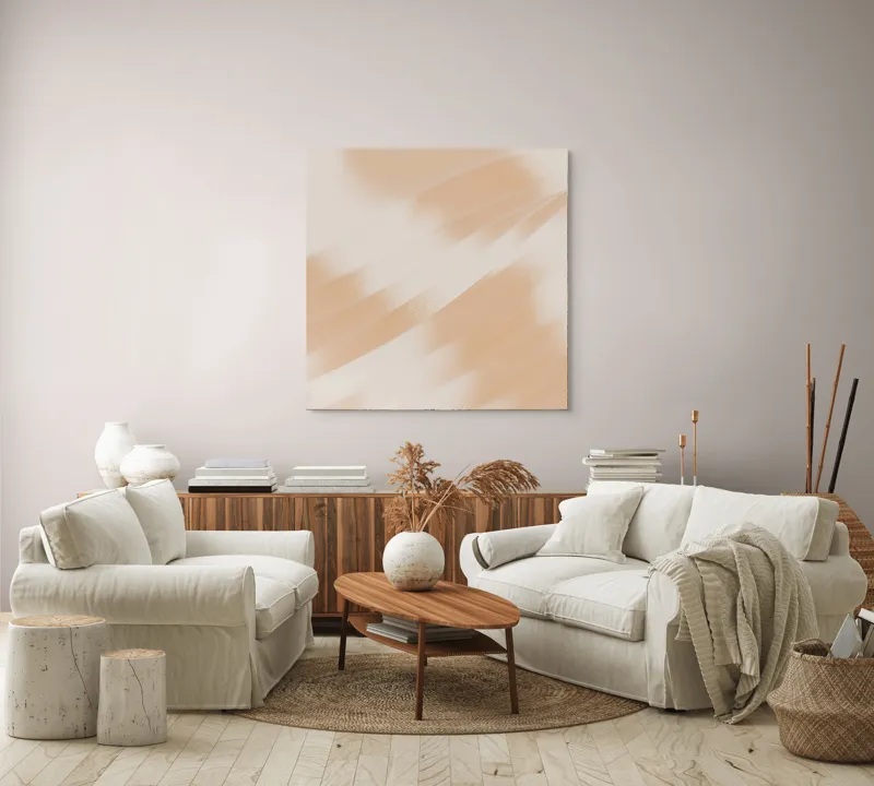 Curbe moi în lumină caldă, 100 x 100 cm – poza 3