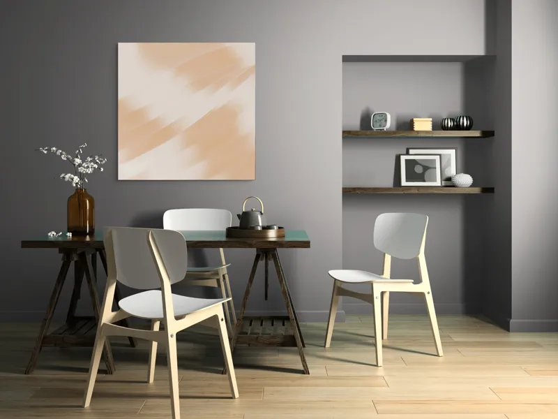Curbe moi în lumină caldă, 100 x 100 cm – poza 6