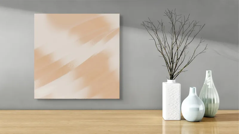 Curbe moi în lumină caldă, 50 x 50 cm – poza 3