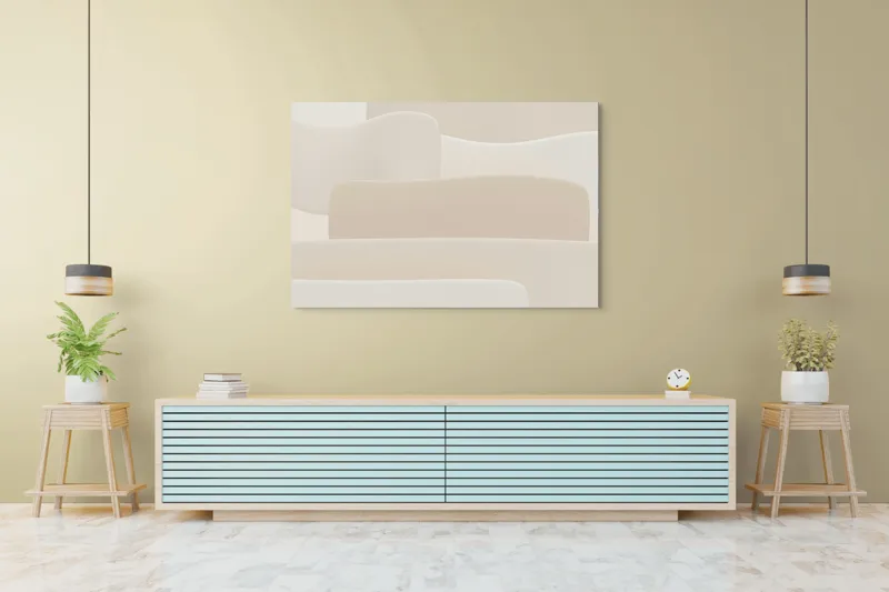 Tablou Canvas Valuri de Lumină și Umbre Design Abstract Modern, 150 x 100 cm – poza 6