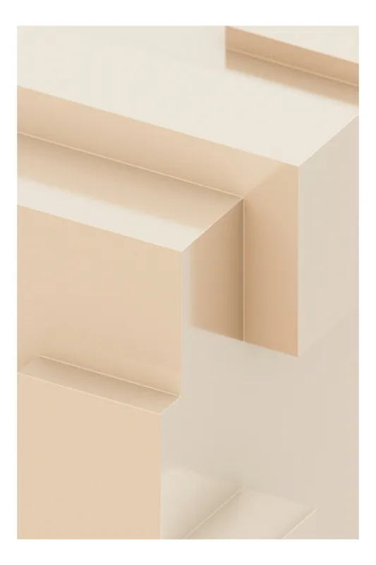 Tablou Canvas cu margini geometrice în stil labirint geometric, 26 x 39 cm